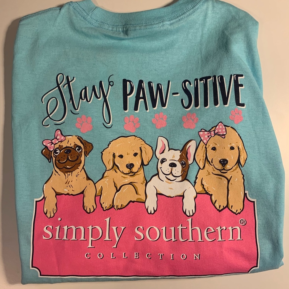 Girls Simply Southern long sleeve tee